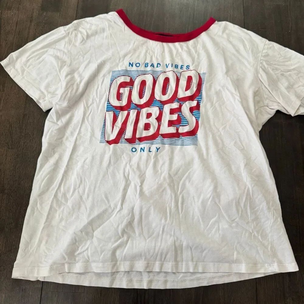 Good Vibes Only Ringer Tee